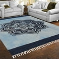 thumbnail image 1 of Casavani Indian Handmade Area Rug Vintage Rug,Blue 2.6x10 feet, 1 of 6