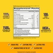 Airborne 1000mg Vitamin C Immune Support Multivitamin Effervescent Tablets, Very Berry Flavor, 30 ct