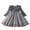 Grey, variant on Little Girls Long Sleeves Casual Birthday Dress with Tutus Skirt Fall Winter Knit Sweater Christmas Dresses Halloween Gifts Gray 110