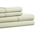 thumbnail image 1 of Brushed Microfiber Sheets Set- 4 Piece Hypoallergenic Bed Linens with Deep Pocket Fitted Sheet and Embossed Design by Lavish H, 1 of 1