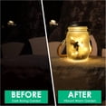 thumbnail image 2 of 2-Pack outdoor solar lanterns with fairy lights, waterproof hanging or standing garden balcony decor in warm white, 2 of 4