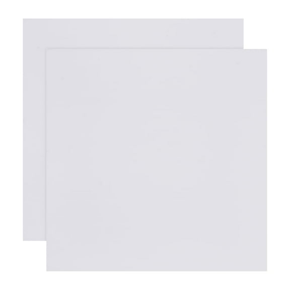 2pcs White PVC Foam Board Square Craft Foam 11.8"x11.8" Foam PVC Sheet Poster Board Lightweight Rigid Mount Board for Signboards Displays Crafts Modelling Art Framing Screen Printing DIY