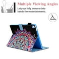 thumbnail image 3 of Allytech iPad Mini Case, iPad Mini 5 Case, iPad Mini 1 2 3 4 Case, PU Leather Slim Folio Flip Multi Angle Stand Auto Sleep Wake Corner Protection Case Cover for Apple iPad Mini 1 2 3 4 13, Mandala, 3 of 6