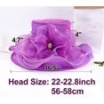 thumbnail image 6 of Women Church Hats Organza Tea Hats,Fascinator Bridal Tea Party Wedding Hat, 6 of 6