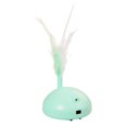 thumbnail image 1 of Juguetes automáticos para gatos, juguetes interactivos con plumas para gatos, juguetes para ejercicios para mascotas, juguetes eléctricos para gatos de interior/gatitos con plumas (juguete automático, 1 of 6