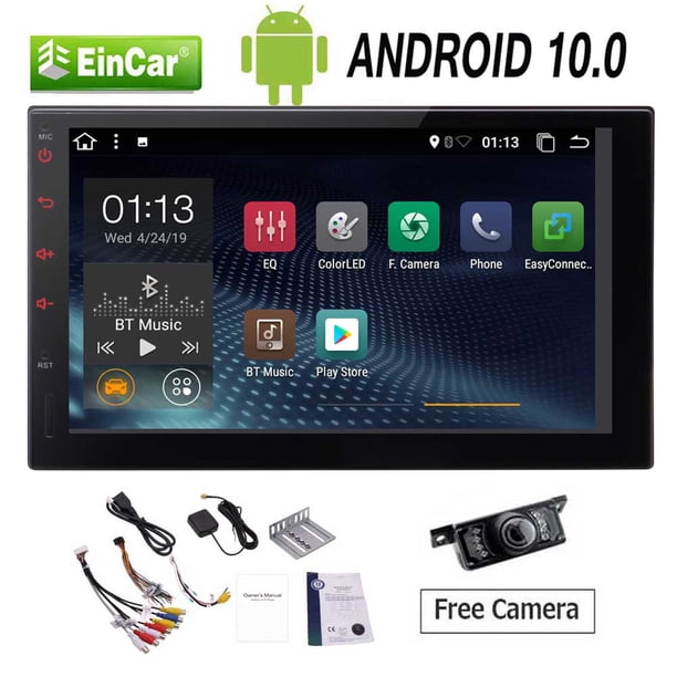 eincar newest 2gb ram 32gb rom android 10 0 car stereo for universal 2din vehicle 7 inch capacitive touch screen radio receiver in dash bluetooth