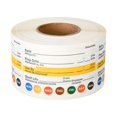 thumbnail image 1 of L LIKED 2x3 Inches Dissolvable Food Rotation Labels, 500 Pcs Dissolved Freezer Labels for Storage Containers, Canning, Jam Jar, Mason Jars, 1 of 7