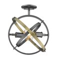thumbnail image 2 of Atom Semi-Flush in Brushed Steel, 2 of 2