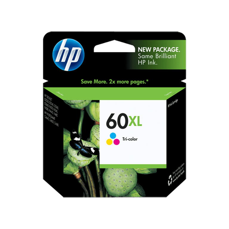 HP 60XL/901XL High Yield Tri-color Original Ink Cartridge (CC644WN