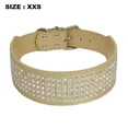 thumbnail image 2 of Collar para perro con diamantes de imitación Berry Pet: 5 filas de cuero PU con incrustaciones de diamantes de cristal brillantes, 2 of 5