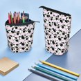 thumbnail image 4 of Picia Cute Animal with Cow Print Telescopic Pencil Case, Telescopic Pen Holder Telescopic Pencil Pouch Bag Stationery Pencil Case Box Storage Organizer Makeup Bag, 4 of 6
