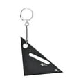 thumbnail image 4 of Escuadra de carpintero para carpintería, herramienta de medición de aleación de aluminio Negro, 4 of 9