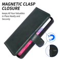 thumbnail image 5 of For Samsung Galaxy A33 5G Genuine Cow Leather Wallet Case Waxy Texture Phone Stand Cover, 5 of 5