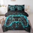 thumbnail image 1 of YST Neon Honeycomb Comforter Set, 7 Pieces, 90 Grams Chemical Fiber, Full Size (2 Count), 1 of 5
