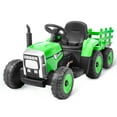 thumbnail image 1 of VEVOR Tracteur Électrique pour Enfants 12V avec Remorque Télécommande, 1 of 9