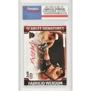 Angle View: Fabricio Werdum UFC Autographed 2015 Topps UFC Champions #SSI-FW Card- Limited Edition of 40 Pack Pulled - Fanatics Authentic Certified