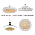 thumbnail image 5 of Ventilador de Techo con Luces LED y Ajuste de Control Remoto, 5 of 5