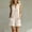 Beige, variant on Women's Summer Cotton Romper Sleeveless V-Neck Button-Down Loose-Fit Casual with Pockets Blue XL(XL)