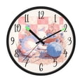 thumbnail image 2 of Voice Controlled Luminous Clock LED Night Light 12 Inch Silent Wall Clock Suitable for Bedroom and Living Room Home Decoration Cats and Balls Of Yarn, 2 of 8
