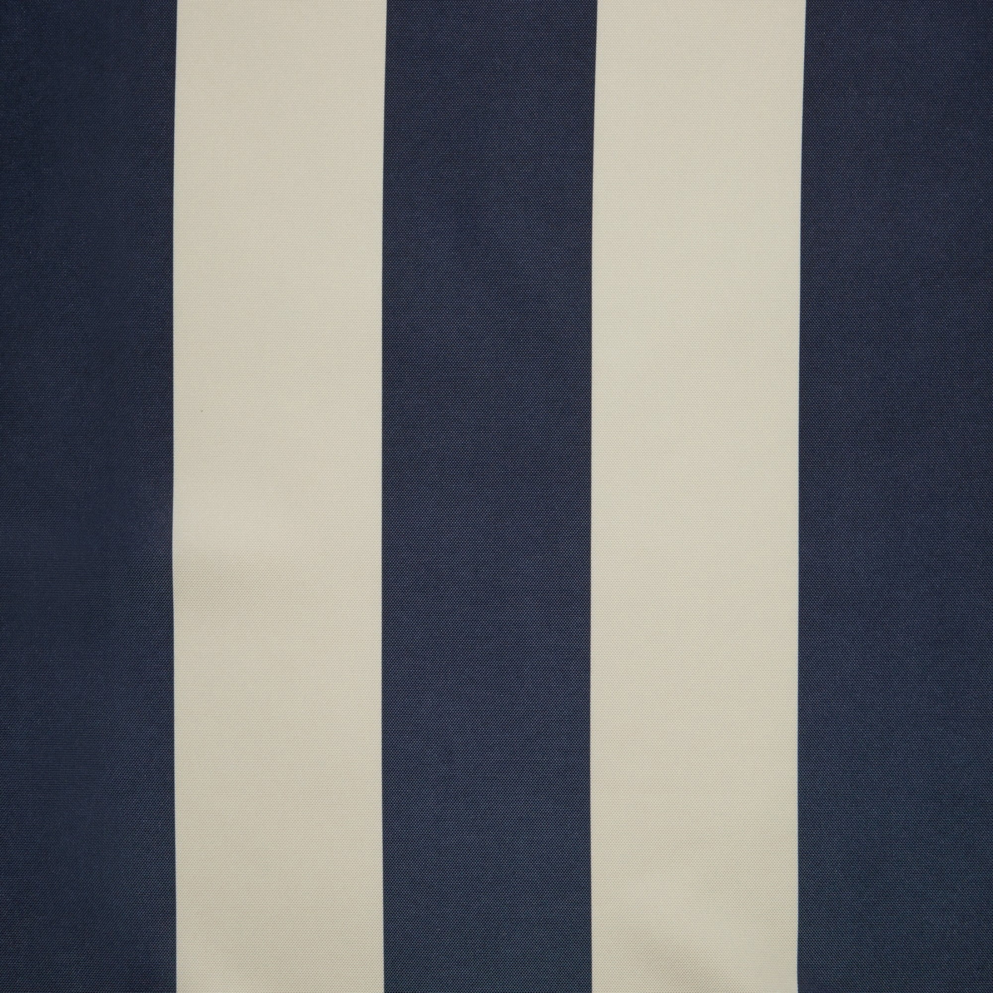 Exclusive Home Canopy Stripe Indoor Outdoor Grommet Top Curtain Panel Pair, 54"x108", Navy Sand
