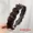A-Dark Brown, variant on Wide Messy Braided Headband With Teeth Synthetic Hair Plaited Headband High Elasticity Braids Chunky Fishtail Braided Hair Band Hairpiece for Girls Women