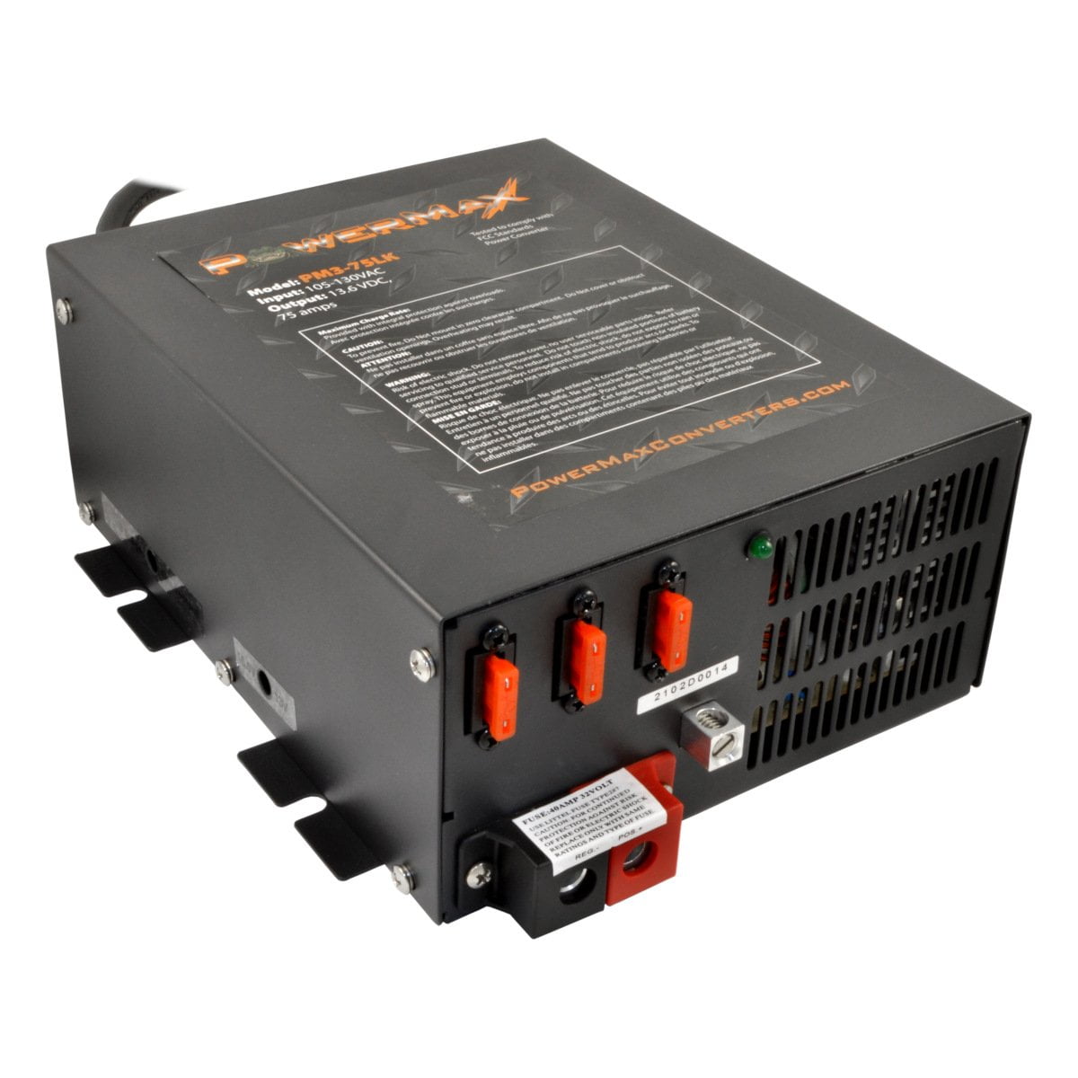 PowerMax PM3-75 75 Amp 12V Power Supply - Walmart.com - Walmart.com