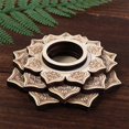 thumbnail image 3 of Kopida 3 Pcs Wooden Sphere Stands for Display Crystal Ball, 3 Pattern Designed Crystal Ball Displays Stand Base Wooden Crystal Ball Stand Holder for Home Decor, 3 of 5