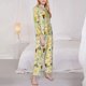thumbnail image 3 of Balery Animal Tree Conjunto de Pijama con Estampado para Mujer, Conjunto de Dos Piezas con Manga Larga, Ropa de Dormir Suave con Bolsillos, Pijamas Cómodos-Small, 3 of 7