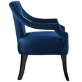 thumbnail image 2 of Harken Performance Velvet Accent Chair, 2 of 7