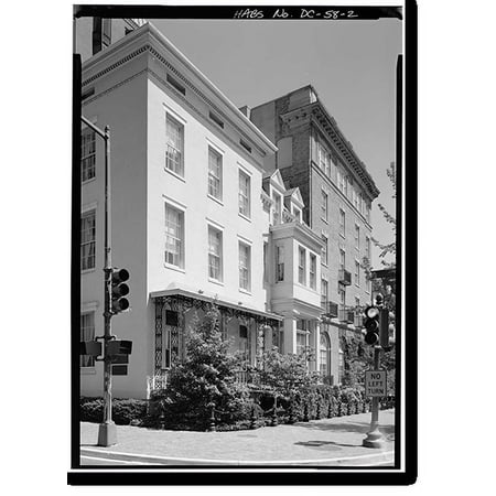 Historic Print, Richard Cutts House, 1518 H Street, Northwest, Washington, District of Columbia, DC - 2, 16" x 20"