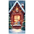 thumbnail image 4 of Cute Christmas Cat Banner Christmas Style Holiday  Door Banner Xmas Banner for Christmas Party Holiday Decoration Winter Celebration, 4 of 8