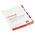 thumbnail image 2 of Universal Economical Insertable Index, Multicolor Tabs, 5-Tab, Letter, Buff, 6 Sets/Pack -UNV21870, 2 of 2
