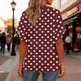 thumbnail image 4 of Neewe Womens Tops Basic Summer Printed T Shirts Short Sleeve Dressy Casual Loose Fit Cute Tee Clothes Trendy Fashion Outfits, 4 of 7