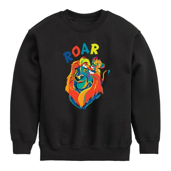 The Lion King - Mufasa & Simba - Roar - Toddler & Youth Crewneck Fleece Sweatshirt