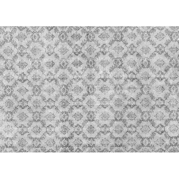 Ahgly Company Indoor Rectangle Persian Gray Traditional Area Rugs, 5' x 8'