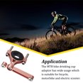 thumbnail image 4 of Fearlessin Bicycle Water Bottle Holder Adapter Aluminum Alloy Drinking Conversion Stand Mount 90 Degree Seatpost Bracket Biking Rose Gold, 4 of 6