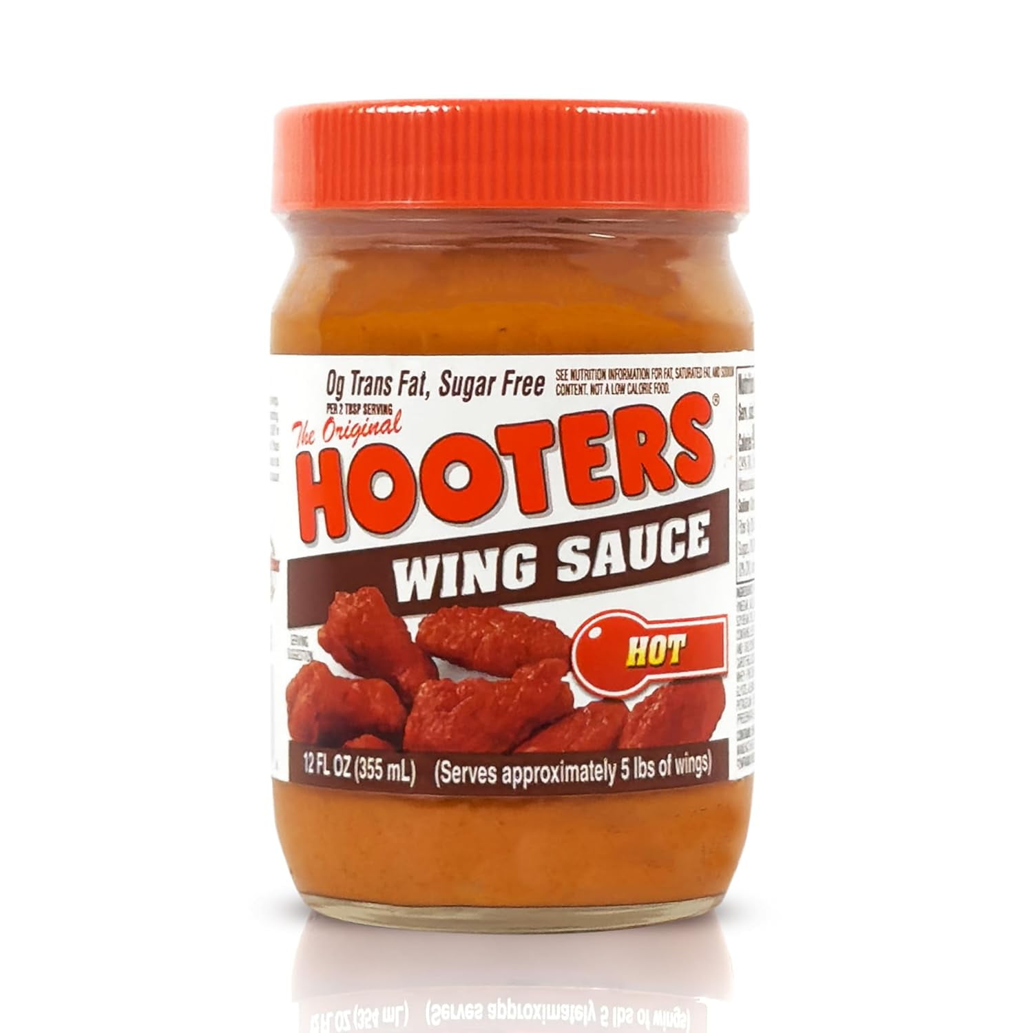 Hooters The Original Wing Sauce Hot, 2-Pack 12 fl. oz. Jars