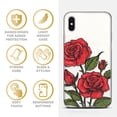 thumbnail image 4 of Case Yard iPhone-XS-Max Case Clear Soft & Flexible TPU Ultra Low Profile Slim Fit Thin Shockproof Transparent Bumper Protective Cover Drop Protective Cell Phone Cases (Rose Bouquet), 4 of 8