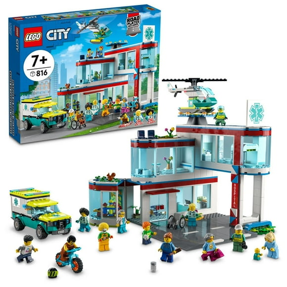 LEGO City Hospital 60330 Toy Building Kit (816 Pieces)