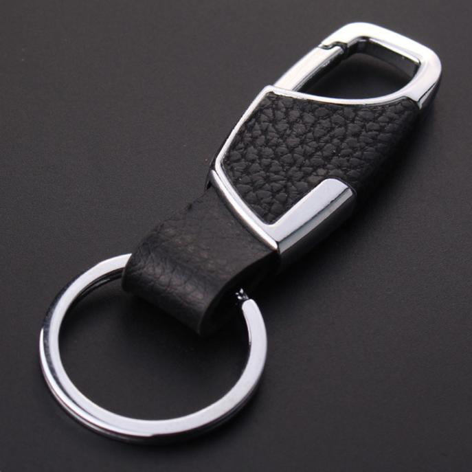 Details about   Men Creative Metal Leather Key Chain Ring Keyfob Car Keyring Keychain Gift Sale 