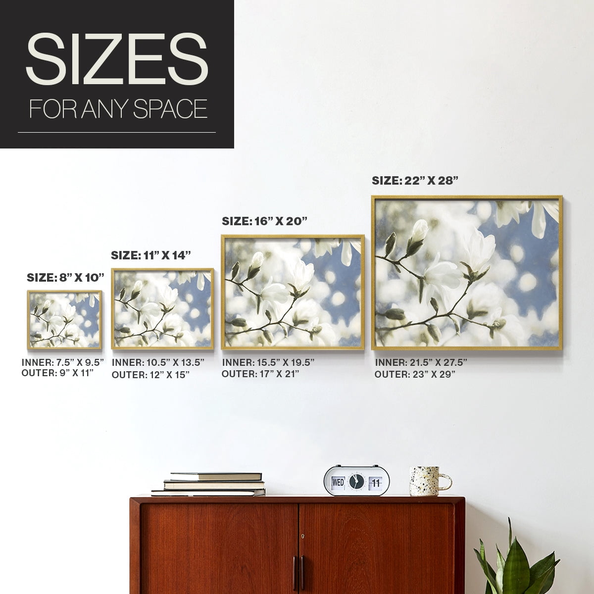 Unfolding Beauty by Lars Van de Goor - Restickable Framed Giclée Print
