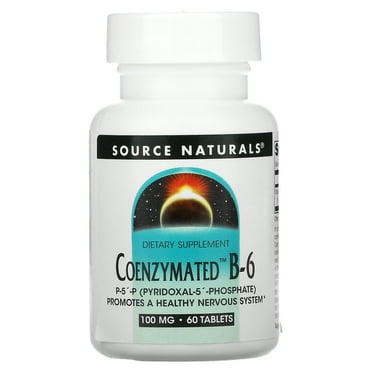 Source Naturals Coenzymated B-6 100 mg 60 Tabs