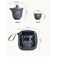 thumbnail image 5 of Lotus Kung Fu Travel Tea Set Ceramic Teapot Teacup Gaiwan Porcelain Teaset Kettles Teaware Sets Drinkware Tea Ceremony, 5 of 6