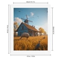 thumbnail image 2 of Paint by Numbers Kit for Adults, Cozy Rural Sunset Windmill Scene Paint by Numbers, Easy Paint by Numbers Kit for Adults Beginner, DIY Adult Paint by Number Kits on Canvas, 12x16in Home Decor, 2 of 7