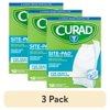 (3 pack) Curad Site-Pad Post Surgical Dressing, Heavy Absorption, 5"X 9", 12 Count