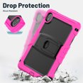thumbnail image 4 of XYX For MatePad SE 2024 Case 11 inch AGS6-W00, 3in1 Heavy Duty Shockproof Tablet Case with Stand, Shoulder Strap, Rose, 4 of 7