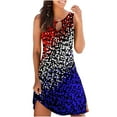 thumbnail image 2 of SZJXBUY Womens Dresses Keyhole 4th of July Summer Dresses for Women 2024 Memorial Day Garden Flag Patriots Sundress Keyhole Neck American Girl Dress, 2 of 5