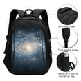 thumbnail image 3 of Cauagu The Galaxy Print Travel Laptop with USB Charging Port,Extra Large Backpack College Backpack Business Work Bag Casual Daypack Perfert for Men Women, 3 of 7