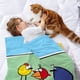 thumbnail image 2 of Peep y el Gran Mundo Ancho anti-pilling, suave, ligera, esponjosa y acogedora de lujo para hogar y cocina – Perfecta para niños y adultos, 100 x 150 cm, 2 of 6
