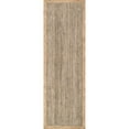 thumbnail image 6 of nuLOOM Eleonora Casual Jute Area Rug, 2' 6" x 8', Runner, Eleonora Grey, 6 of 9